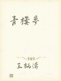 青楼梦封面