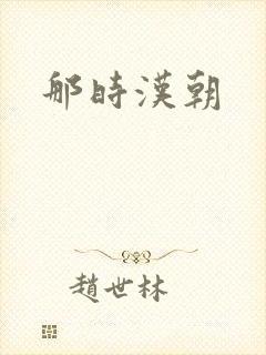 那时汉朝