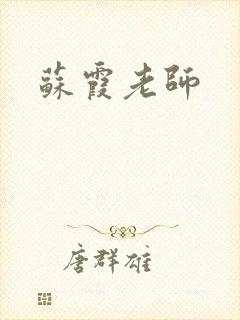 苏霞老师