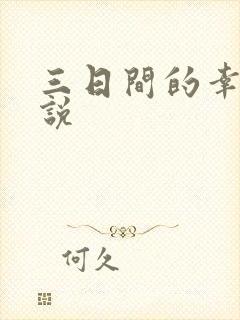 三日间的幸福小说