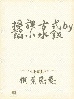 授课方式by肉馅小水饺