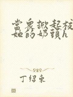 当众掀起校服揉她的奶头h