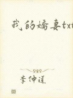 我的娇妻txt