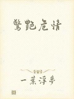 惊艳危情封面
