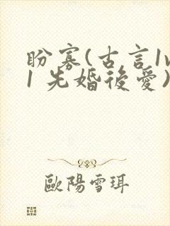 盼寡(古言1v1 先婚后爱)荔枝好多封面