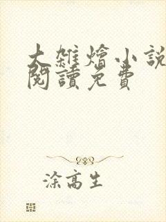 大杂烩小说全集阅读免费封面