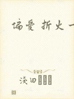 偏爱 折火一夏封面