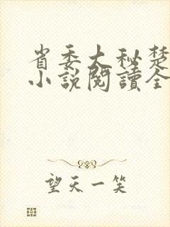 省委大秘楚东恒小说阅读全文