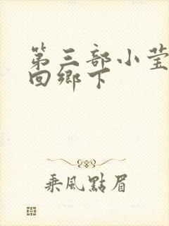 第三部小莹乱翁回乡下
