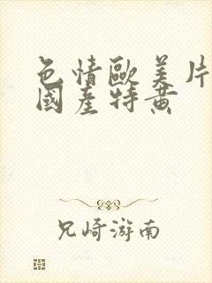 色情欧美片午夜国产特黄