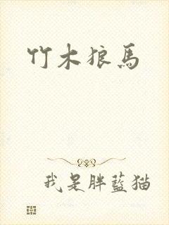 竹木狼马封面
