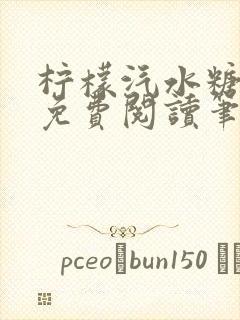 柠檬汽水糖全文免费阅读笔趣阁