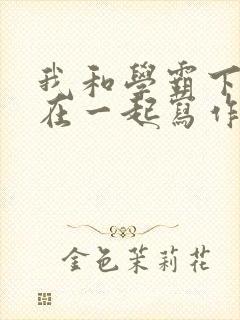 我和学霸下面连在一起写作业小说封面