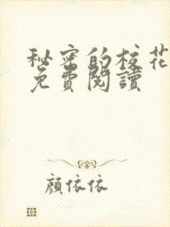 秘密的校花小说免费阅读封面
