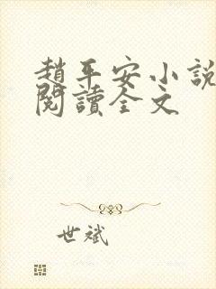 赵平安小说免费阅读全文