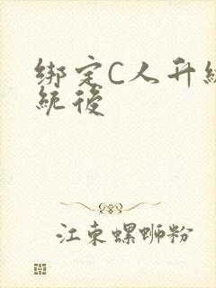 绑定C人升级系统后