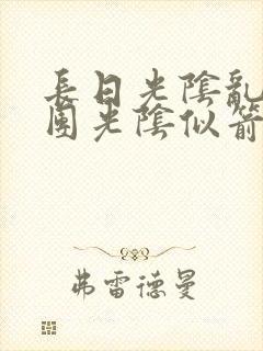 长日光阴乱作一团光阴似箭渺渺免费阅读封面