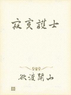 寂寞护士封面