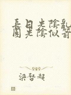 长日光阴乱作一团光阴似箭必读