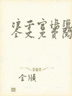 浪子官场猎艳记全文免费阅读封面