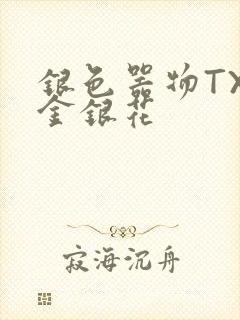 银色器物TXL金银花封面
