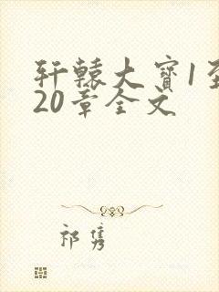 轩辕大宝1至720章全文