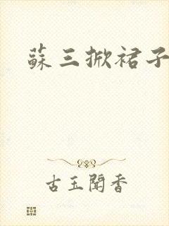 苏三掀裙子