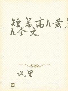 短篇高h黄暴辣h全文