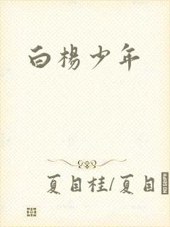 白杨少年