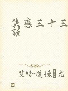 失恋三十三天小说