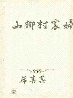 山柳村寡妇情史封面