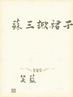 苏三掀裙子