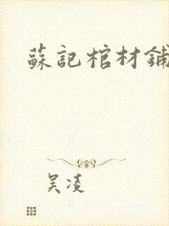 苏记棺材铺