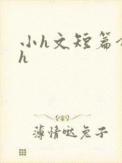 小h文短篇合集h封面