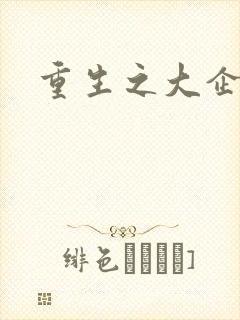重生之大企业家