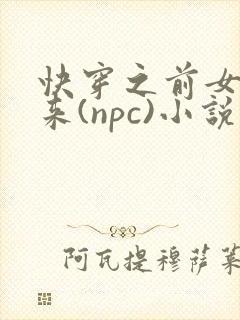 快穿之前女友归来(npc)小说免费阅读