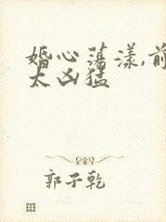 婚心荡漾,前夫太凶猛