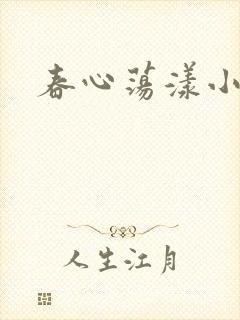 春心荡漾小说封面