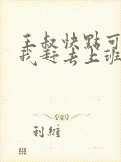 王叔快点可以吗我赶去上班