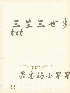 三生三世步生莲txt封面