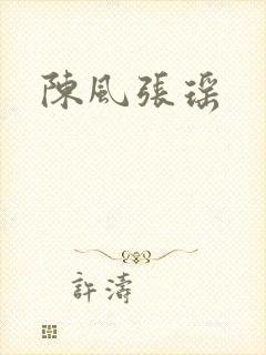 陈风张瑶封面