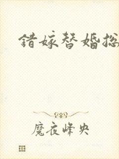 错嫁替婚总裁