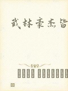 武林豪杰皆我奴