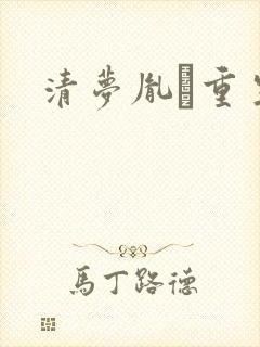 清梦胤礽重生封面