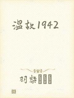 温故1942封面