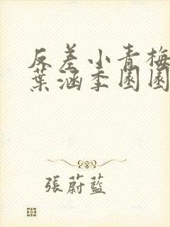 反差小青梅不经叶涵季园园封面