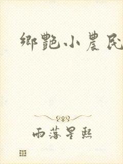 乡艳小农民封面