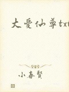 大爱仙尊txt封面