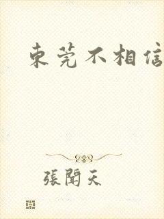 东莞不相信眼泪