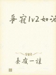 争宠1v2如酒